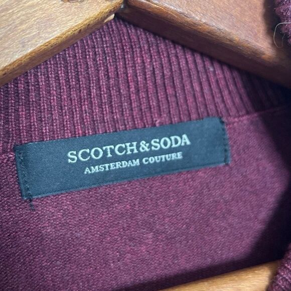 Scotch & Soda Turtleneck Melange Knit Pullover Sweater Boho Brick Size Medium - Picture 8 of 11